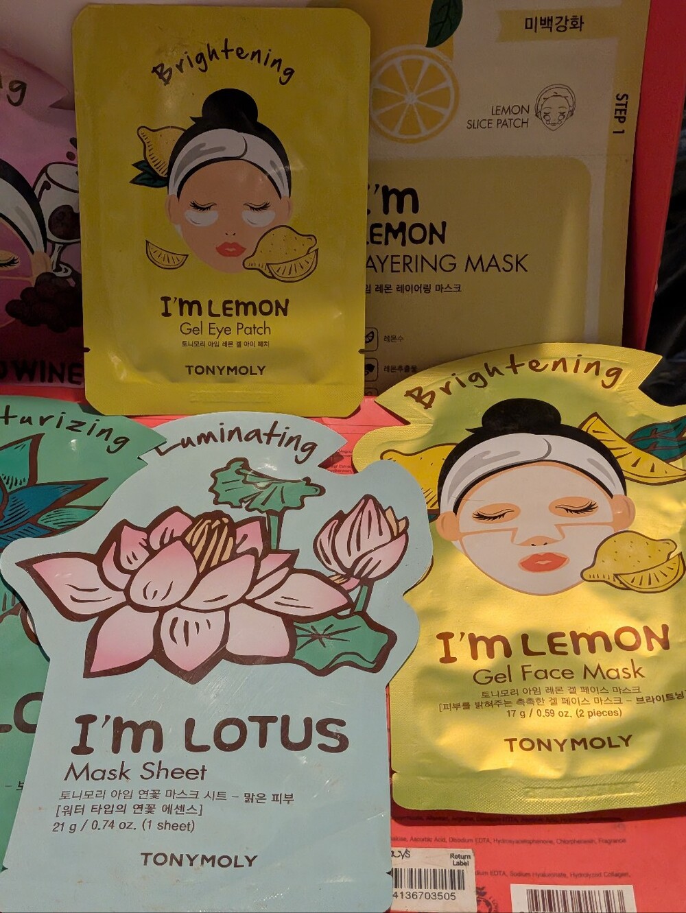 (Lot)Skincare Facemasks & Gel Eye Patches -TonyMoly,KBT,Abid,Miss Spa,Dr.Jart+